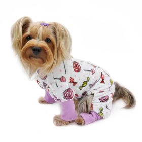 Ultra Soft Plush Minky Sweet Candies Pajamas - M