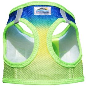 American River Choke Free Dog Harness Ombre Collection (Color: Cobalt Sport, size: large)