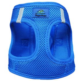 American River Solid Ultra Choke Free Dog Harness (Color: Cobalt Blue, size: large)