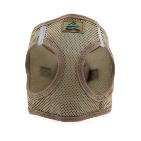 American River Solid Ultra Choke Free Dog Harness (Color: Fossil Brown, size: M)